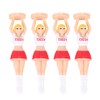 VANZACK 4PCS/PACK Outdoor Girl Tee Plastic Holder for Golfer Sports