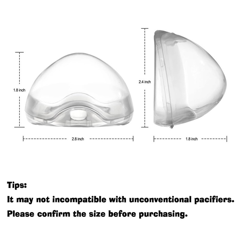 Accmor Pacifier Case, Pacifier Holder Case, Pacifier Container for Travel,