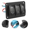 5Pin 3 Gang Rocker Switch Panel Led Light Bar Switch