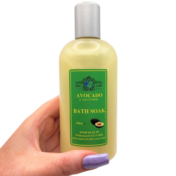 Avocado and Goat's Milk Bath Soak 250ml by Elegance Natural
