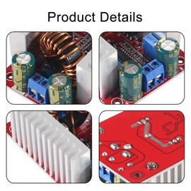 ACEIRMC 4pcs DC 400W 15A Step-up Boost Converter Constant Current Power Supply LED Driver 8.5-50V to 10-60V Voltage Charger Step Up Module for Electric Equipment and Digital Products