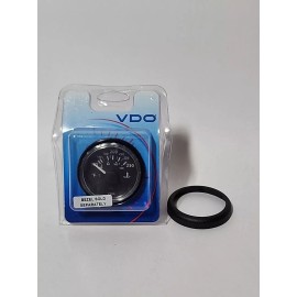 VDO 2-1/16 in. ViewLine Onyx 250F/120C Water Temperature Gauge 12/24V W/ Harness