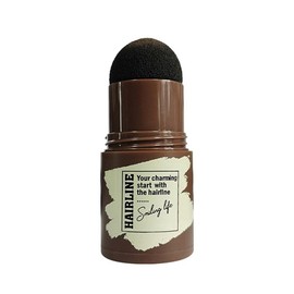 Barra de Polvo para Sombra de Línea de Cabello, Polvo Corrector de Raíz de Cabello, Polvo de Retoque de Cabello con Esponja, Polvo de Cobertura Instantánea para el Cabello, Polvo