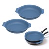 10 Inch Silicone Frying Pan Protectors - Scratch-Proof Stacking Pads
