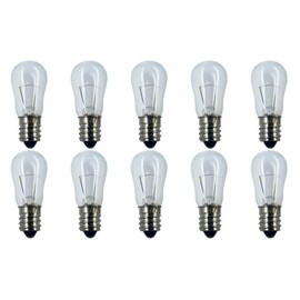 CEC Industries #6S6 6V Bulbs, 6 V, 6 W, E12 Base, S-6 shape (Box of 10)