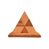 Pyramid 14 Pieces 2 Tone 3D Wooden Pyramid Puzzle in