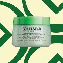 Collistar Talasso-Scrub Crio-Aktiv – Körperpeeling mit Kälteeffekt, Anti-Cellulite & straffend, mit Meersalz & ätherischen Ölen, Entwässernd & Modellierend, Peeling für Glatte Haut, 700 g