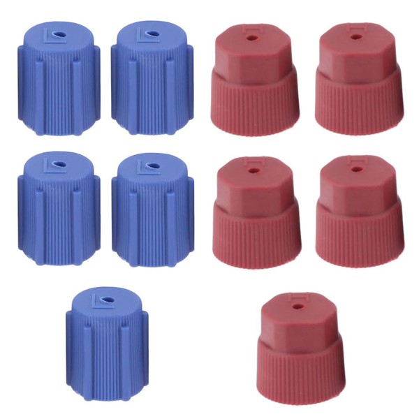 GisWell 10-Piece Set Universal Air Conditioning Service AC System Caps,