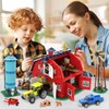 INSOON 1405 PCS Farm Barn Building Set with Light, Western
