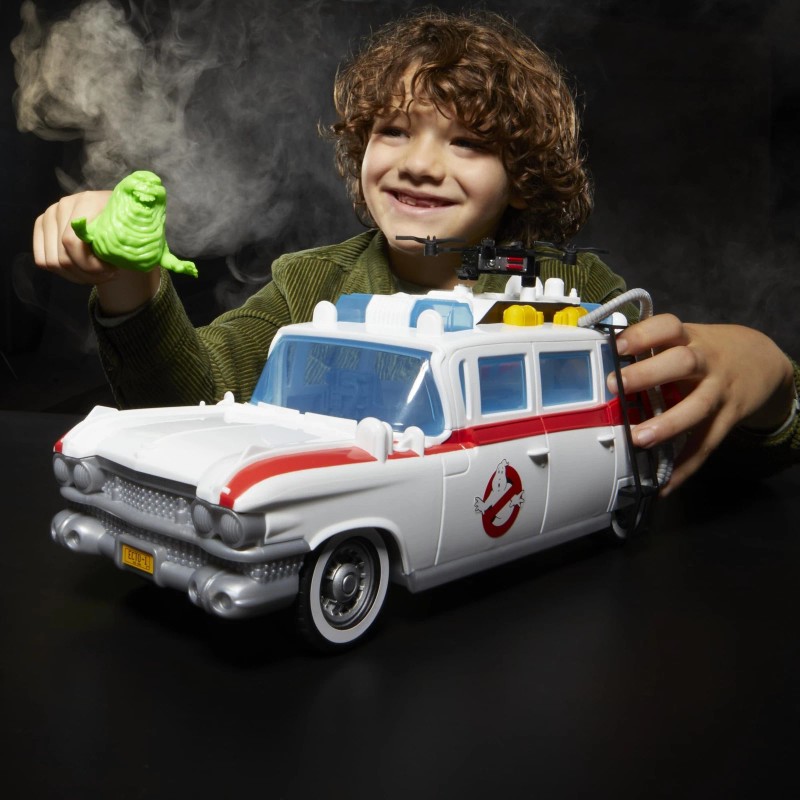 Ghostbusters Ecto 1 Vehicle Toy with Slimer Accessory for Kids