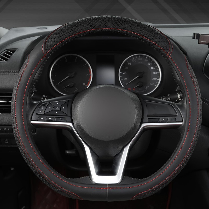 West Llama Customized Auto Car Steering Wheel Cover for Nissan,D