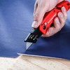 WORKPRO Folding Utility Knife, Quick Change Blade, Lightweight Nylon Handle,
