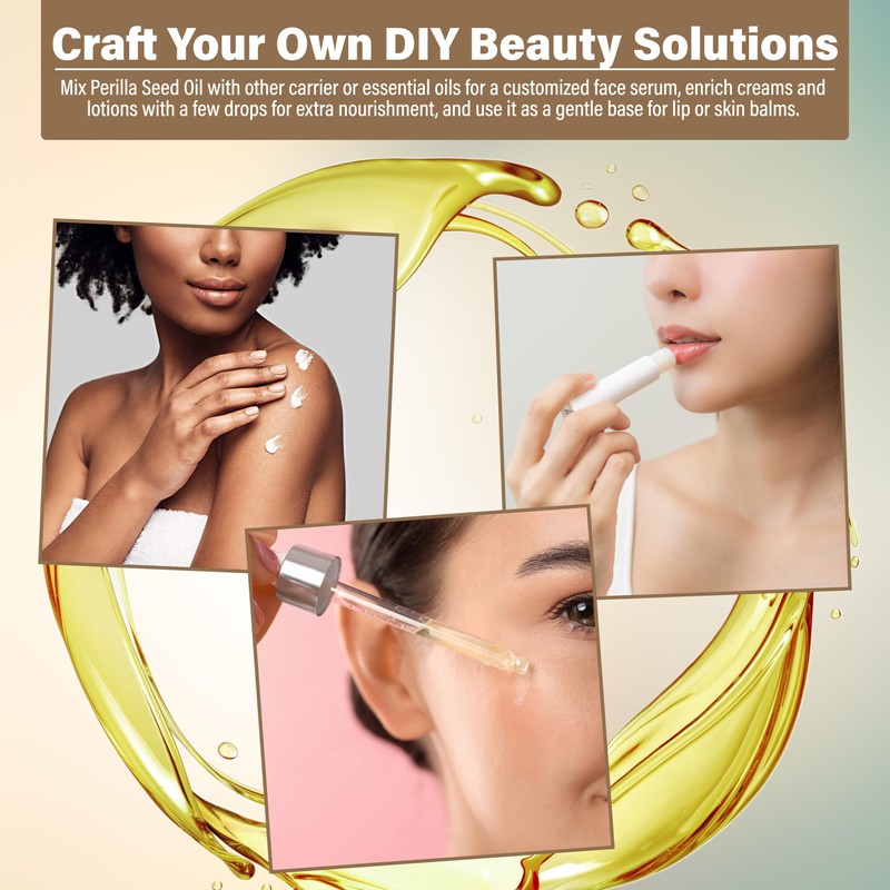 Perilla Seed Oil 8 fl. oz. Cold Pressed 100% Pure