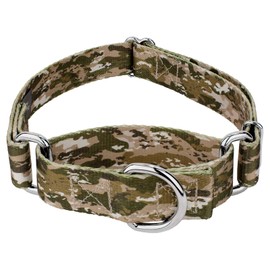 Country Brook Petz - Desert Viper Camo Martingale Dog Collar - Camouflage Collection Featuring Rugged Designs (1 Inch, Large)