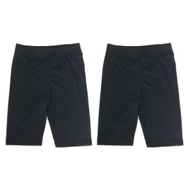 Socks Marche Smooth Spats, 3/4 Length, Set of 2, Solid Black, Cool Leggings, Elastic Stretch Pants, Inner Spats, Black