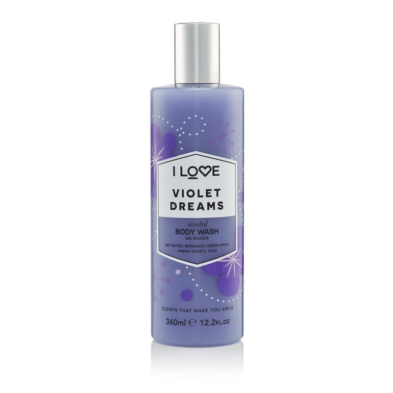 I Love Violet Dreams Scented Body Wash, Rich & Creamy