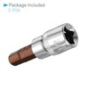 CoCud Hex Bit Socket, Metric 6mm Bit 1/4" Drive 1.5"