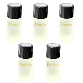 Car Air Freshener Refills – Set of 5 (10 ml each), Universal Fit for Air Vent Smart Car Fresheners, Refreshing and Pleasant Scent (Freesia)