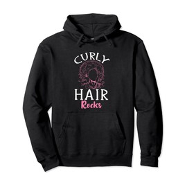Curly Hair Afro Curls Curly Hair Rocks Natural Hair Pullover Hoodie