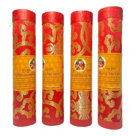 Sisnery Natural Padmasambhava stick Incense Set Of 4 Tube Handmade In Nepal