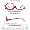 Sehnsucht 2 Pairs Eye Make Up Reading Glasses Womens Magnifying