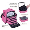 UOZL Nail Polish Organizer Case Holds 60 Bottles Portable Travel