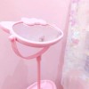 K&H Espejo Kitty Maquillaje Tocador Sanrio Doble Cara Gira