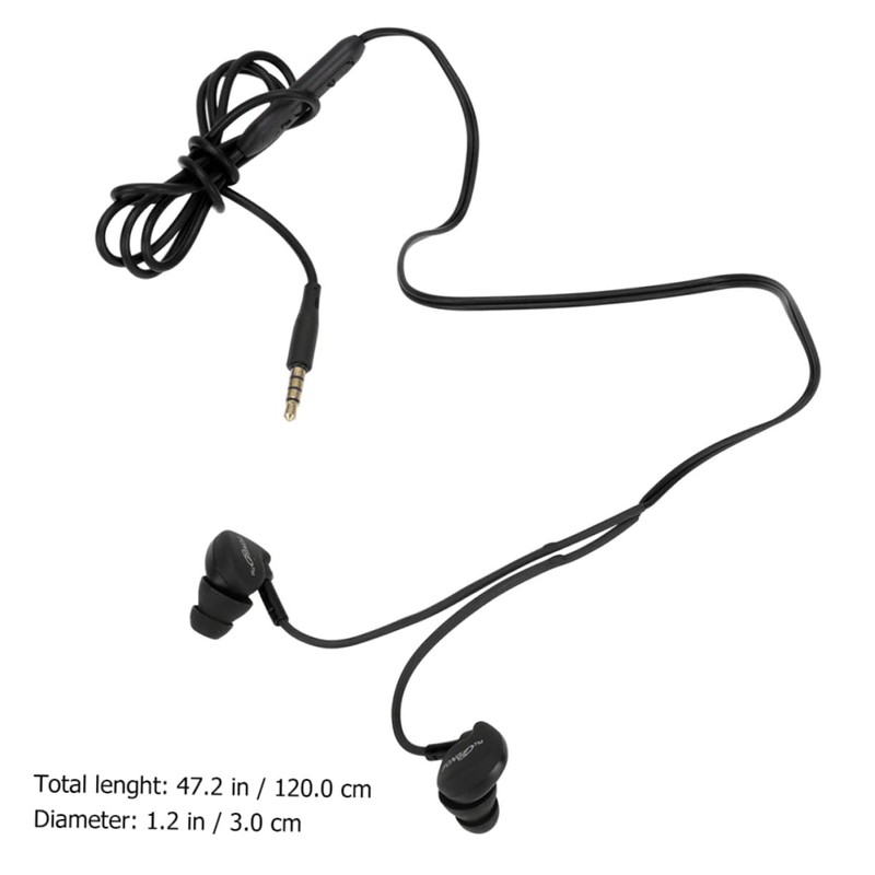 LABRIMP 2pcs Ear Hanging Headphones Comfortable Wired Earbuds for Sports