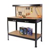 Carbon Steel 115cm Workbench - Heavy Duty, 300lbs Capacity -