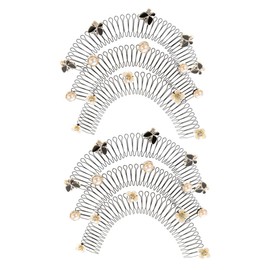 IWOWHERO Hair Clip Comb Hair Finishing Fixer 6 Pack for Women Girls Invisible Insert for Styling