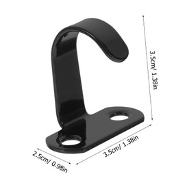 ULTECHNOVO 6Pcs Heavy Duty Iron Ceiling Hooks Screw Mounted Under Shelf Hangers for Bathroom Kitchen Cabinet Versatile Indoor Outdoor Use and Easy to Install