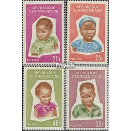 Prophila Collection Central African Republic 64-67 (Complete Edition) Mint NH 1964 Day of the Child (Stamps for Collectors)