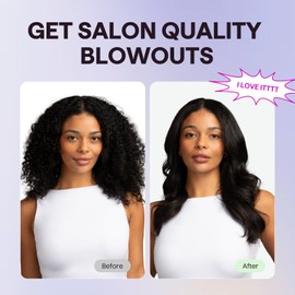 Wavytalk Updated Version Thermal Brush, 1.5 Inch Negative Ion Blowout Express Thermal Round Brush Creates Salon-Quality Blowouts, lonic Frizz Reduction Makes Hair Shinier & Smoother (Millennial Pink)