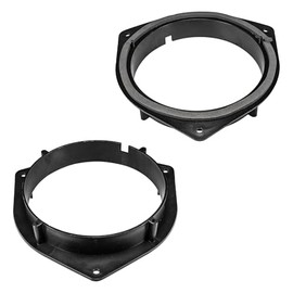 tomzz Audio 2825-001 Speaker Rings Adapter Brackets Compatible with Kia Picanto Sportage Rio Hyundai i10 from 2012 i20 from 2015 for 165 mm
