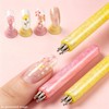 2-Pack Nail Dotting Tool with 5-Petal Flower