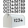 Vintage Style Die Cut Vinyl Numbers - Back Adhesive Decal