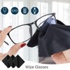 Glasses Cleaning Cloths – Pack of 8 Microfibre Cloths, 15