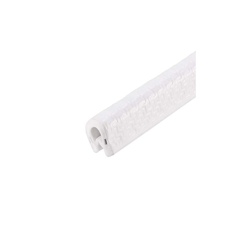 uxcell Edge Trim U Seal White PVC Plastic U Channel