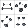 raseparter Wheel Kit Replacement for 9000 8750 6500 Watt Black
