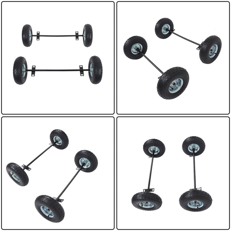 raseparter Wheel Kit Replacement for 9000 8750 6500 Watt Black