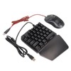 Wired Keyboard Mouse Converter Combo Plug and Play Keypad Mouse