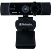 Verbatim Webcam con micrófono e iluminación, cámara Externa para Ordenador