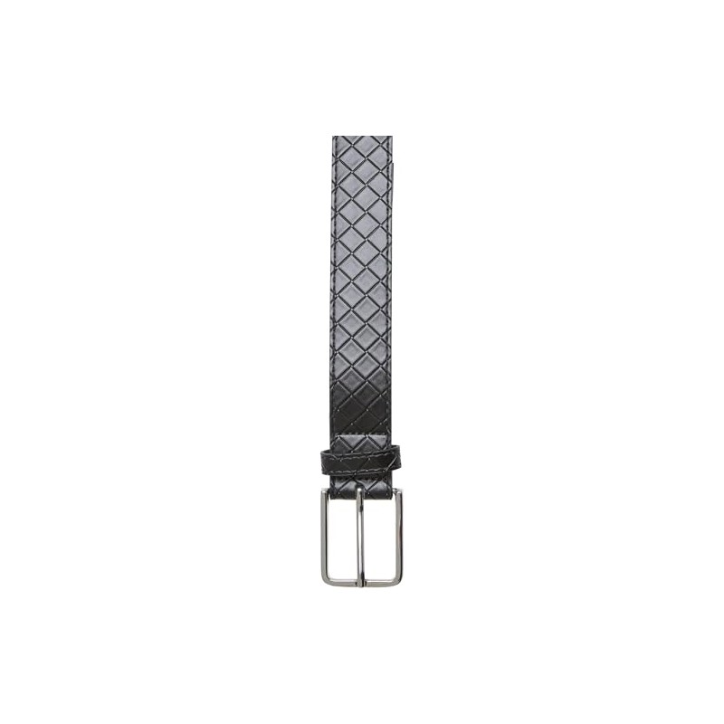 Urban Classics Men's Belt, black / silver