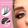 Diy Extensiones Pestañas , Kit De Racimos De Pestañas Mixto