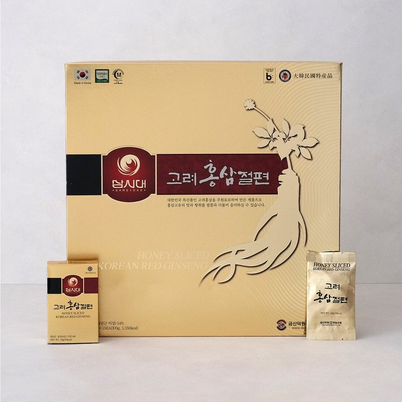 삼시대 고려 홍삼 절편 300g 홍삼절편 선물세트 Three Times Goryeo