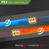 Litorange 10 Pack Lead-Free 1/2" Copper to PEX Adapter, 1/2"