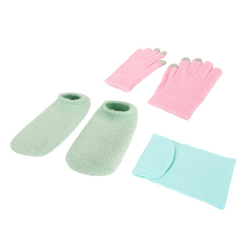 Touch Screen Spa Moisturizing Gloves Socks Set Reusable Repair Treatment
