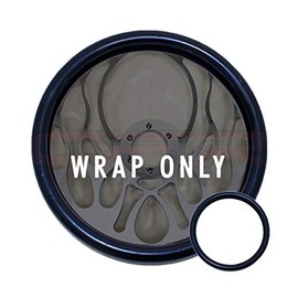 Cobra-Tek 1x Universal Fits 14" Plastic Steering Wheel Cover Half Wrap