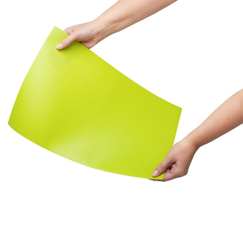 com-four® 8 x Fridge Mats - Antibacterial Non-Slip Mats -
