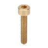 50Pcs Cap Hex Socket Screw Copper Fastener Hardware Tools Industrial